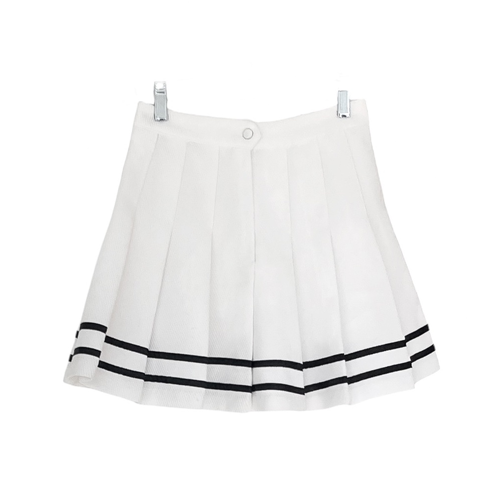 🍓3 for 45- H&M Pleated Varsity/Tennis Striped Y2K Skirt